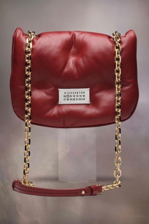 Red Maison Margiela Glam Slam Recicla Flap Small | AU_MM80331