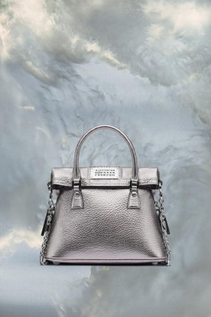 Silver Maison Margiela 5ac Classique Micro | AU_MM31992