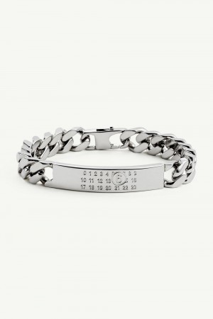 Silver Maison Margiela Classic Chain Bracelet | AU_MM72838