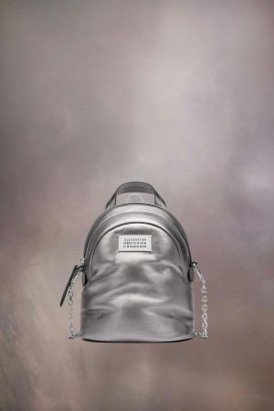 Silver Maison Margiela Glam Slam Backpack | AU_MM54842