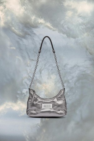 Silver Maison Margiela Glam Slam Hobo Micro | AU_MM98008