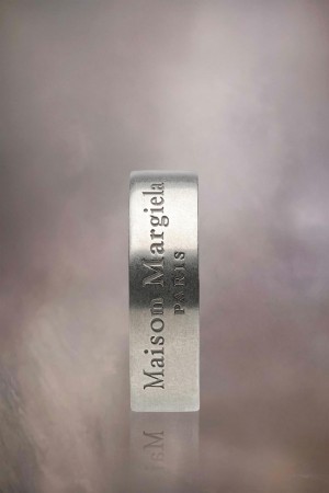 Silver Maison Margiela Logo Ring | AU_MM83706