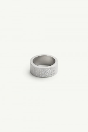 Silver Maison Margiela Numeric Ring | AU_MM17376