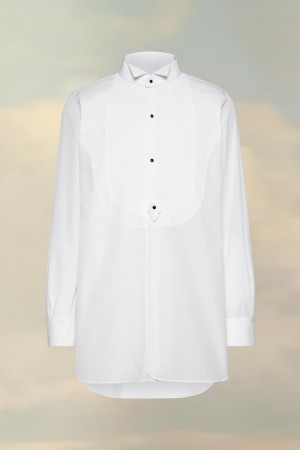 White Maison Margiela Cotton Poplin Shirt | AU_MM76078