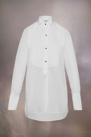 White Maison Margiela Cotton Poplin Shirt | AU_MM78459