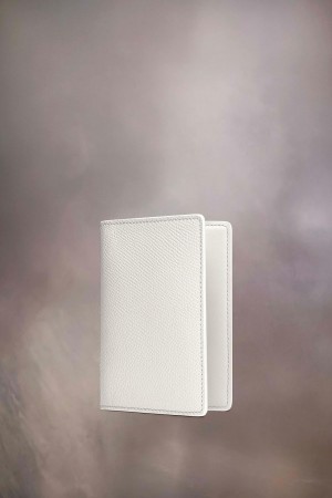 White Maison Margiela Four Stitches Cardholder | AU_MM33623