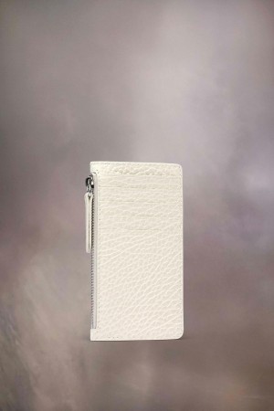 White Maison Margiela Four Stitches Cardholder Wallet | AU_MM28946