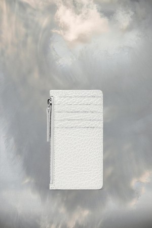 White Maison Margiela Four Stitches Cardholder Wallet | AU_MM59621