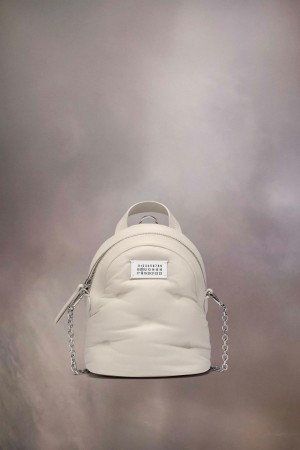 White Maison Margiela Glam Slam Backpack | AU_MM69327