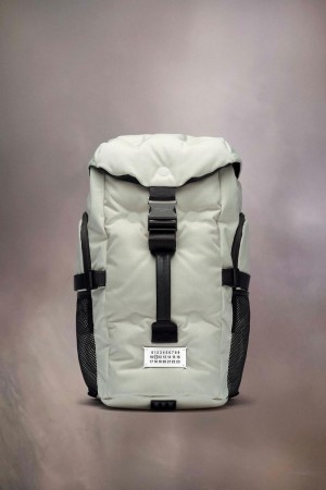 White Maison Margiela Glam Slam Backpack Moon Small | AU_MM20788