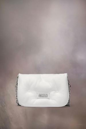 White Maison Margiela Glam Slam Flap Small | AU_MM53541