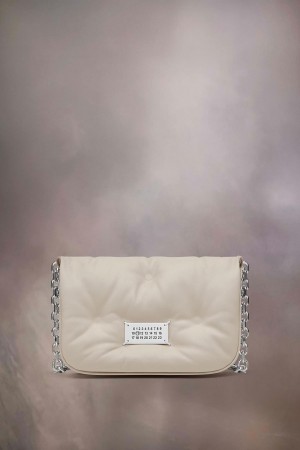 White Maison Margiela Glam Slam Flap Small | AU_MM81190