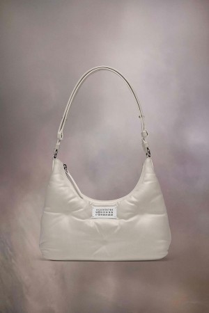 White Maison Margiela Glam Slam Hobo Small | AU_MM71930