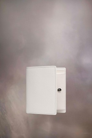 White Maison Margiela Leather Cardholder | AU_MM74511