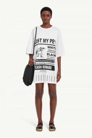 White Maison Margiela Lost Pet T-shirt | AU_MM87629