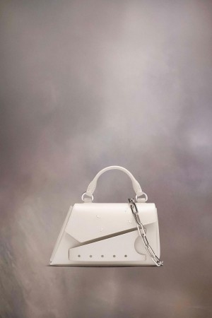 White Maison Margiela Snatched Asymmetric Micro | AU_MM43604