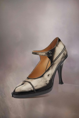 White Maison Margiela Tabi Bourgeoise Pump | AU_MM17048