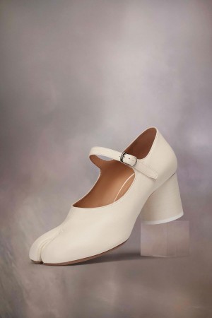 White Maison Margiela Tabi Mary-janes | AU_MM73167