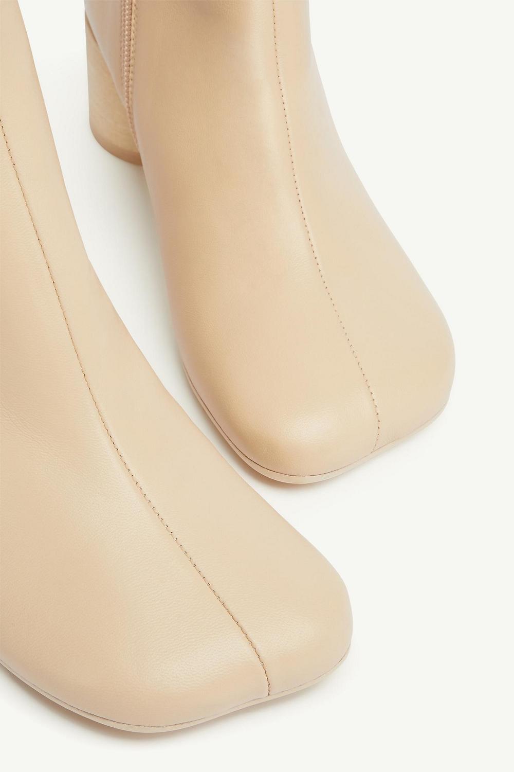 Beige Maison Margiela Anatomic Ankle Boots | AU_MM60443