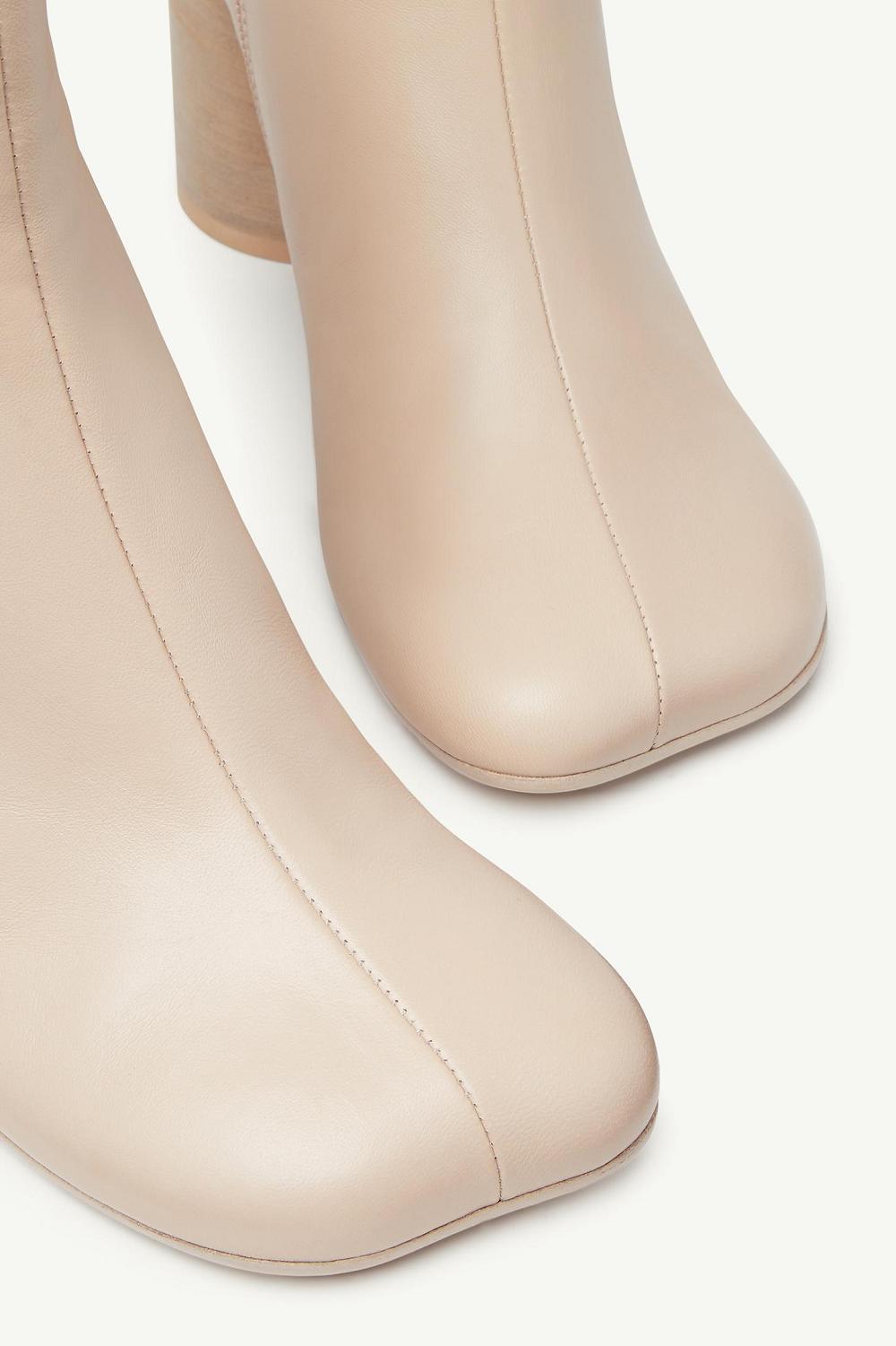 Beige Maison Margiela Anatomic Ankle Boots | AU_MM80755