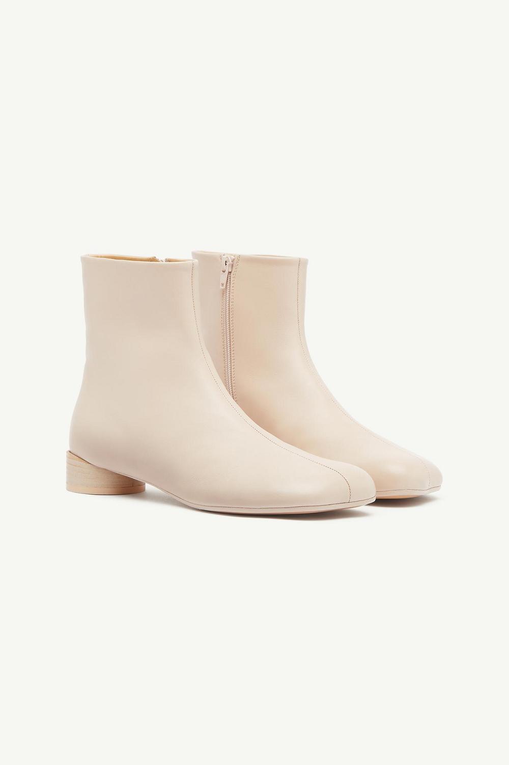 Beige Maison Margiela Anatomic Ankle Boots | AU_MM62324