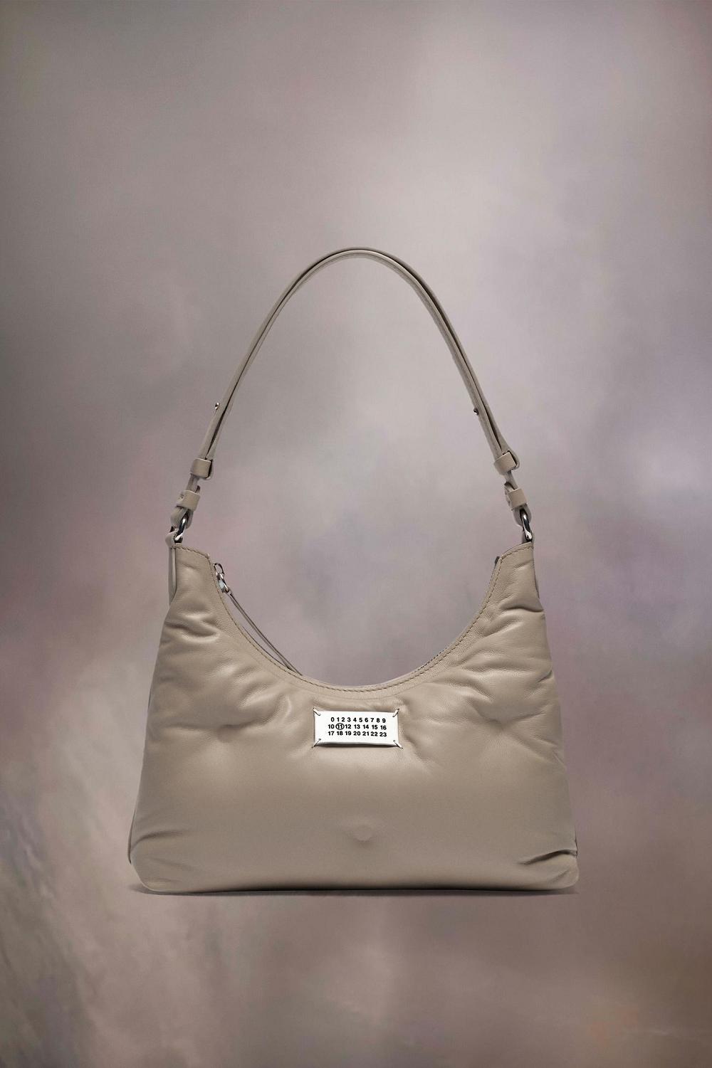 Beige Maison Margiela Glam Slam Hobo Small | AU_MM70842