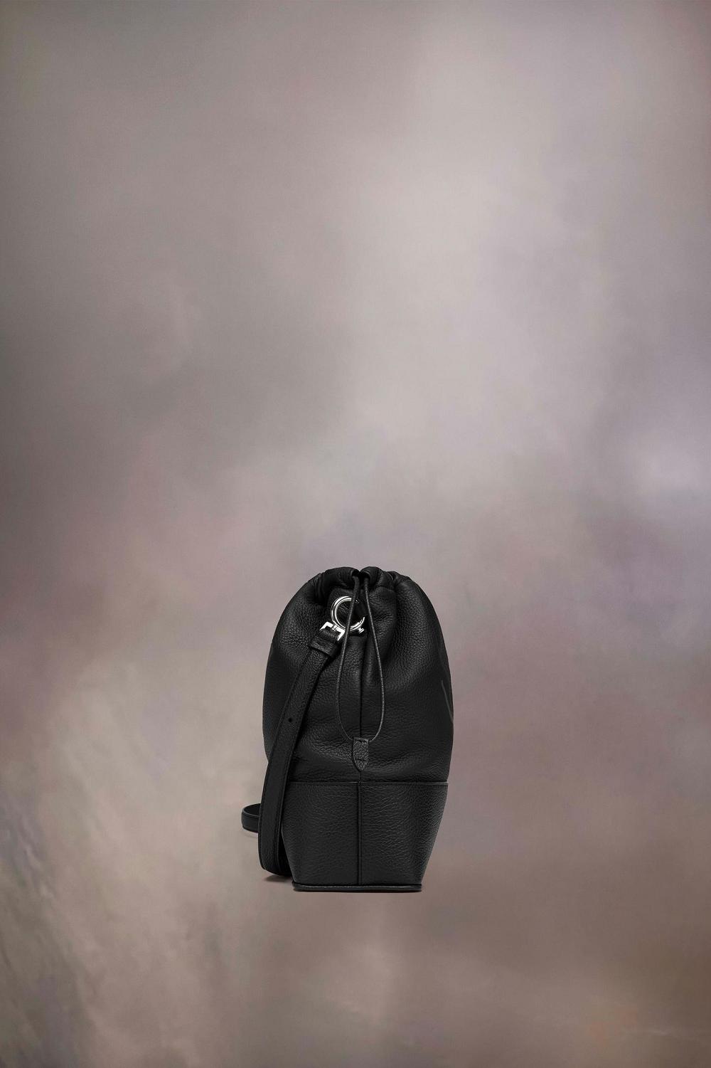 Black Maison Margiela 5AC Daily Drawstring Backpack Small | AU_MM70162