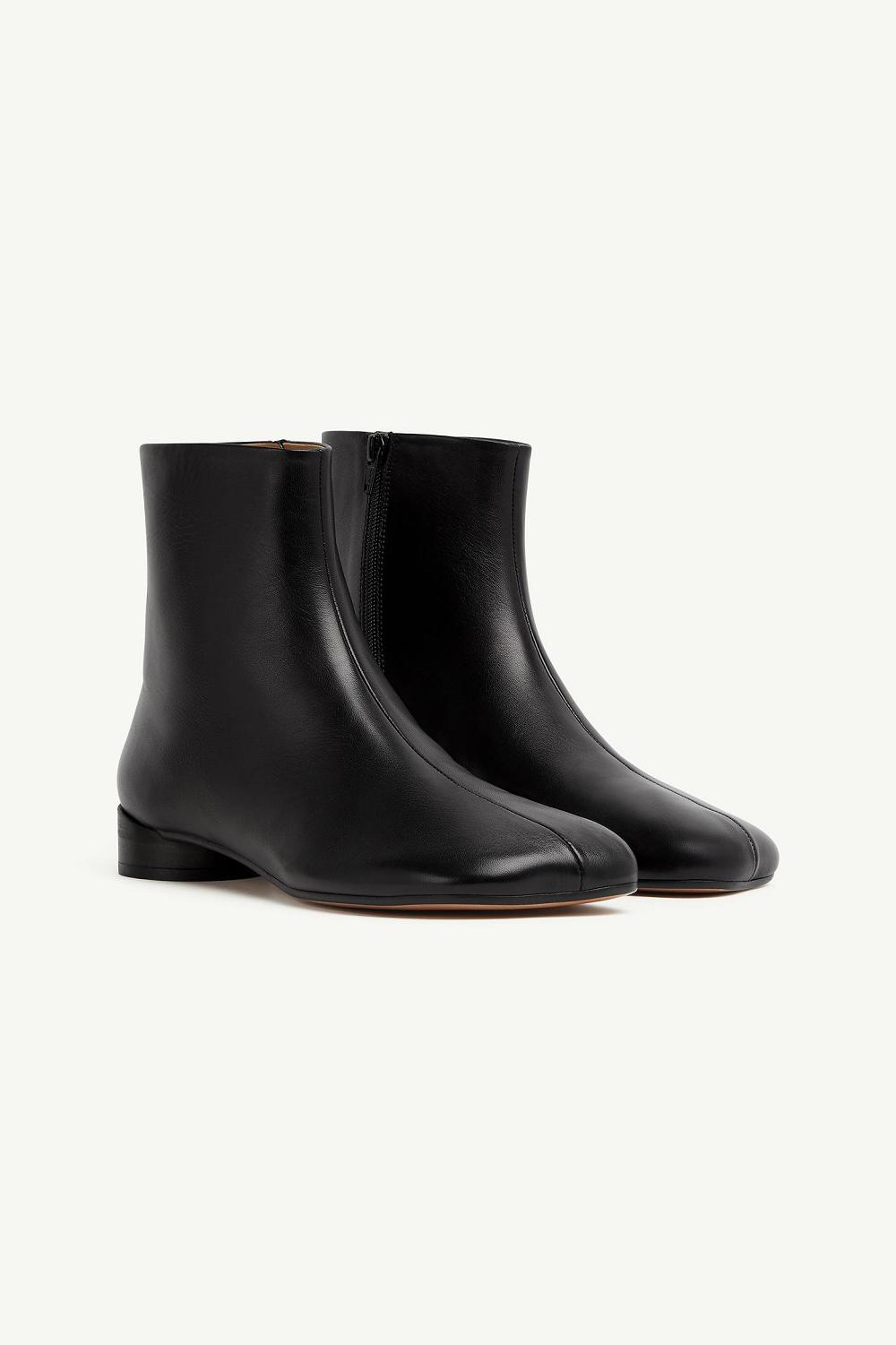 Black Maison Margiela Anatomic Ankle Boots | AU_MM78619