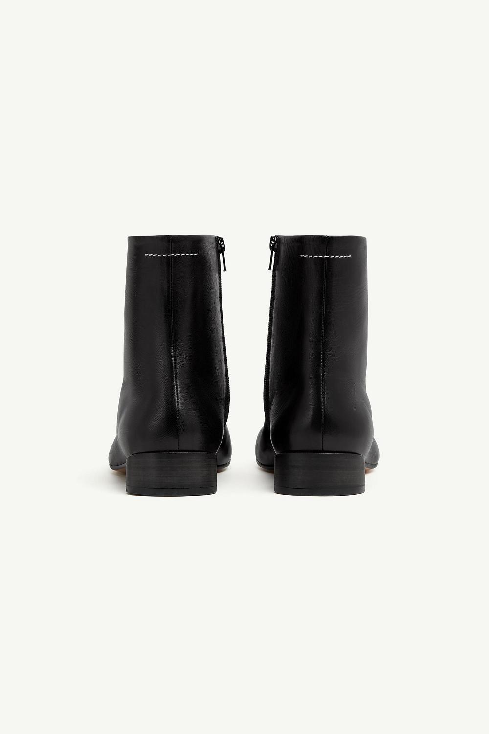 Black Maison Margiela Anatomic Ankle Boots | AU_MM78619