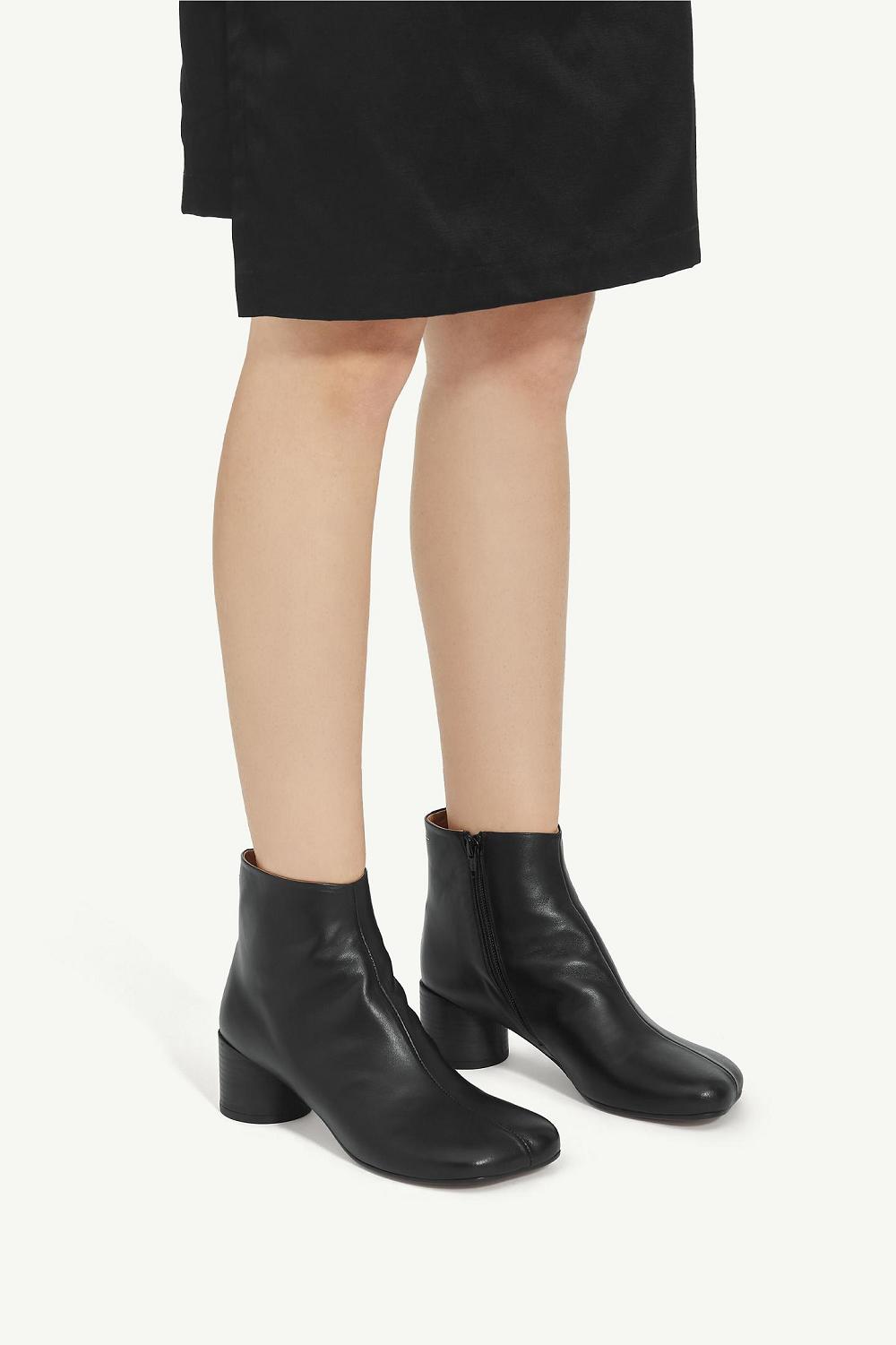 Black Maison Margiela Anatomic Ankle Boots | AU_MM42666