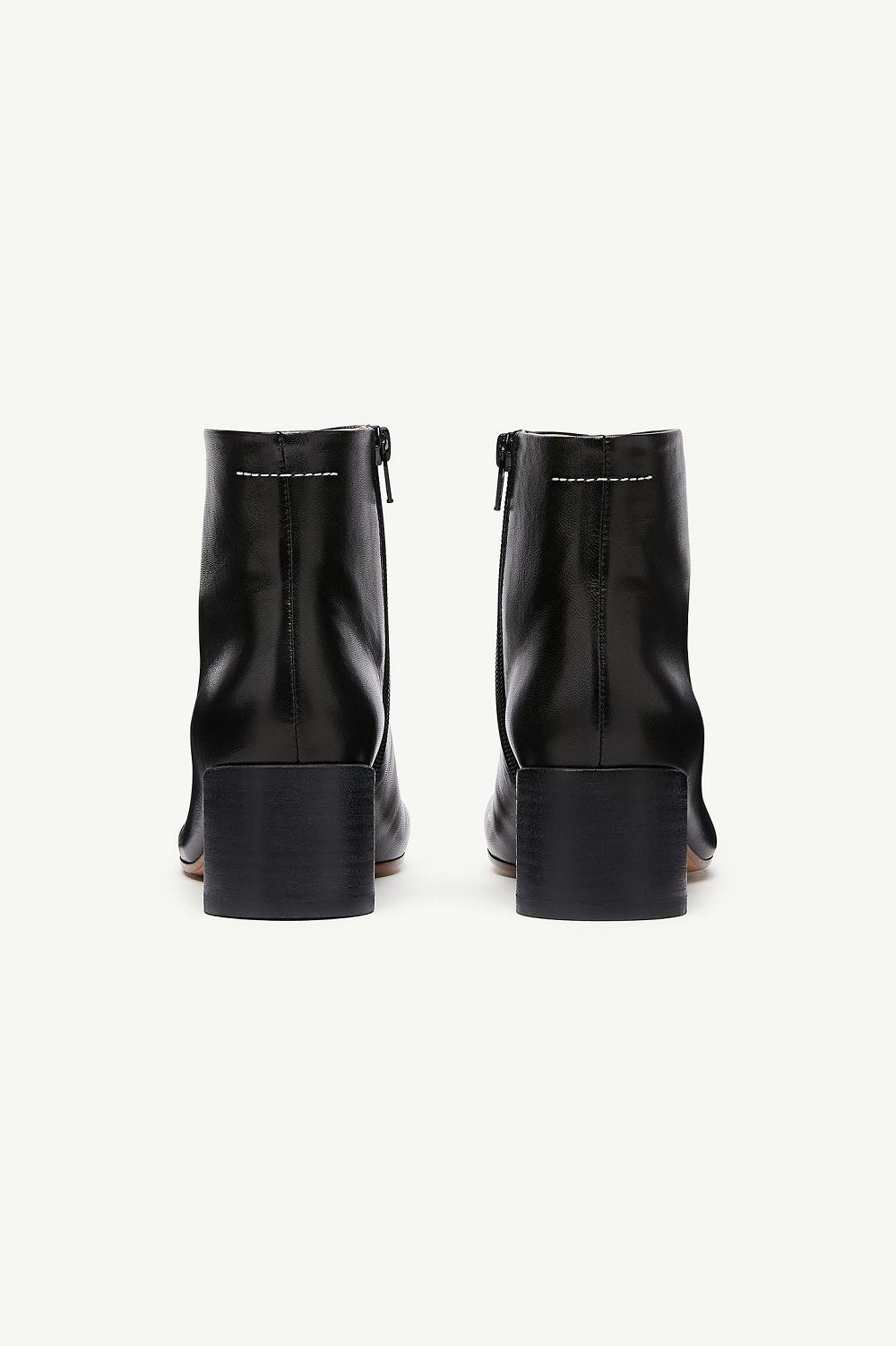 Black Maison Margiela Anatomic Classic Ankle Boots | AU_MM94148