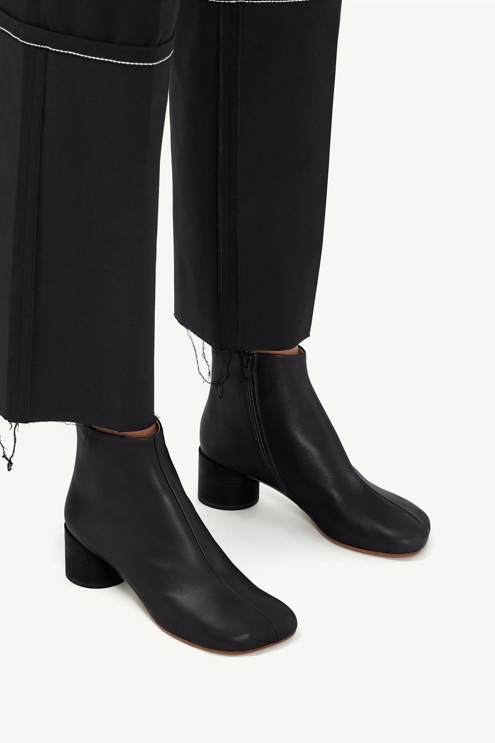 Black Maison Margiela Anatomic Classic Ankle Boots | AU_MM94148