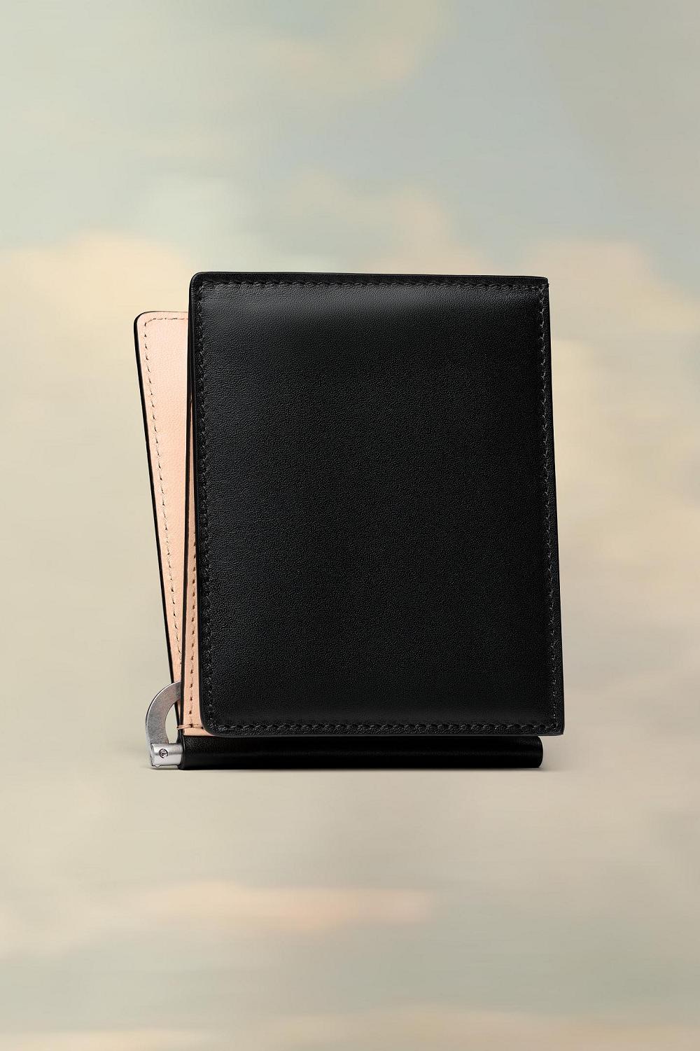 Black Maison Margiela Bi-fold Clip Wallet | AU_MM37365