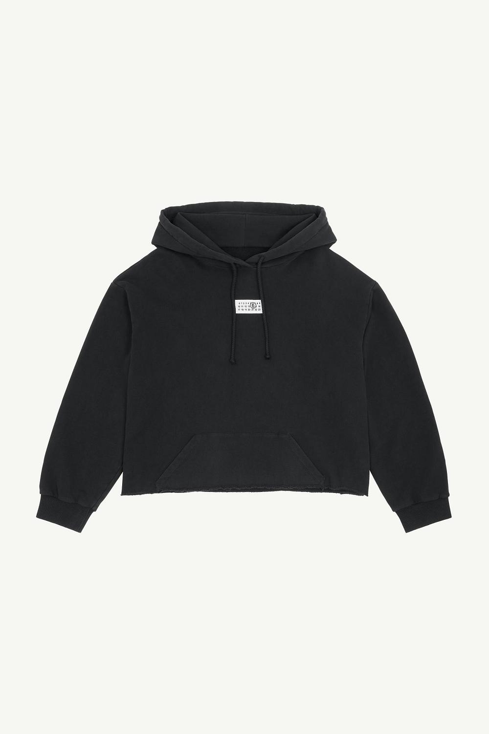 Black Maison Margiela Black Unbrushed Cotton Sweater | AU_MM45592