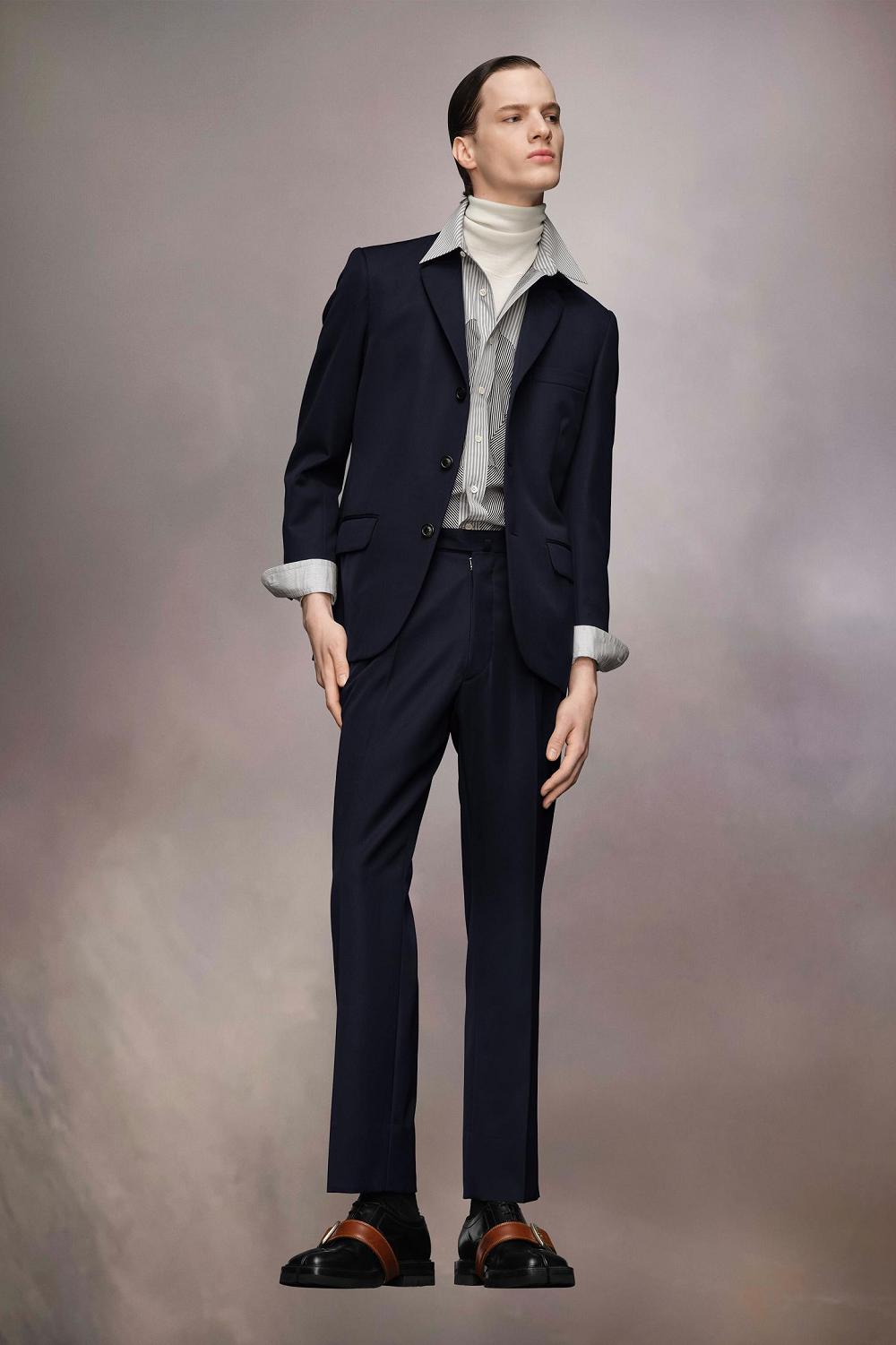 Black Maison Margiela British Mohair Suit Jacket | AU_MM59090