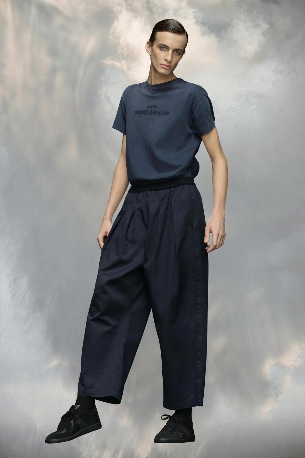 Black Maison Margiela Cotton Trousers | AU_MM97233