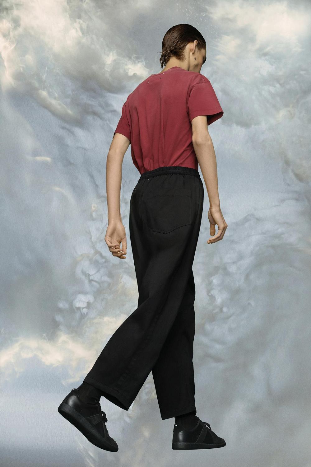 Black Maison Margiela Cotton Trousers | AU_MM77988