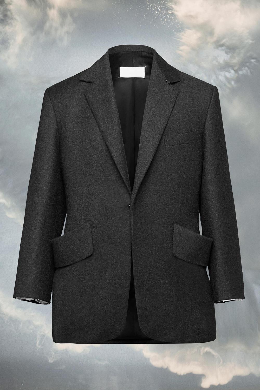 Black Maison Margiela Couture Pocket Suit Jacket | AU_MM69619