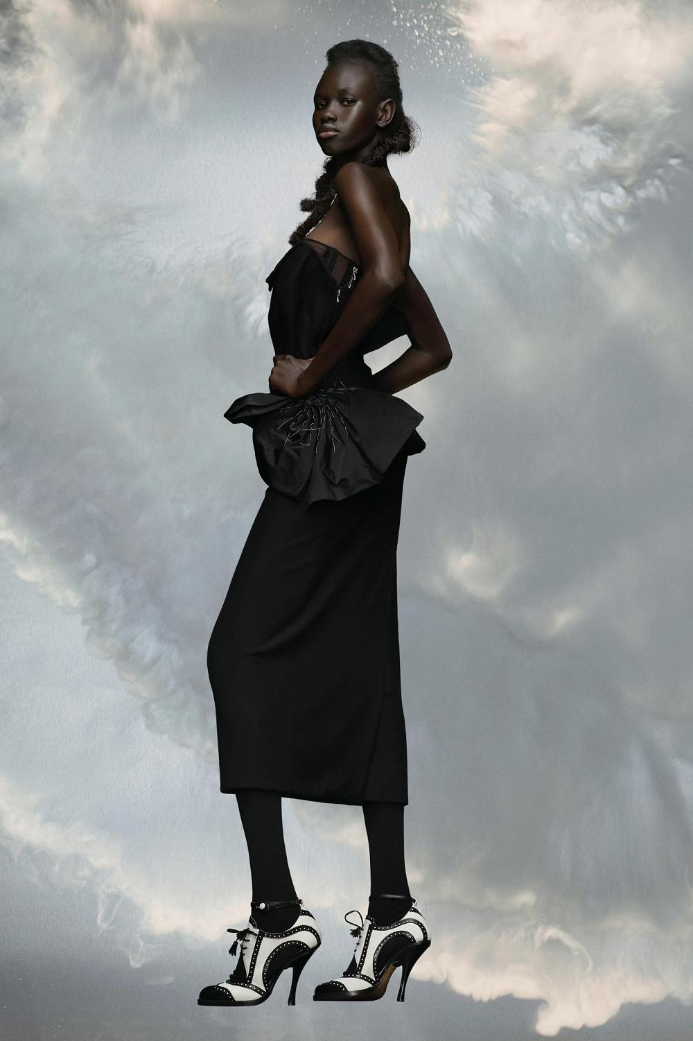 Black Maison Margiela DéCortiqué Dress | AU_MM19108