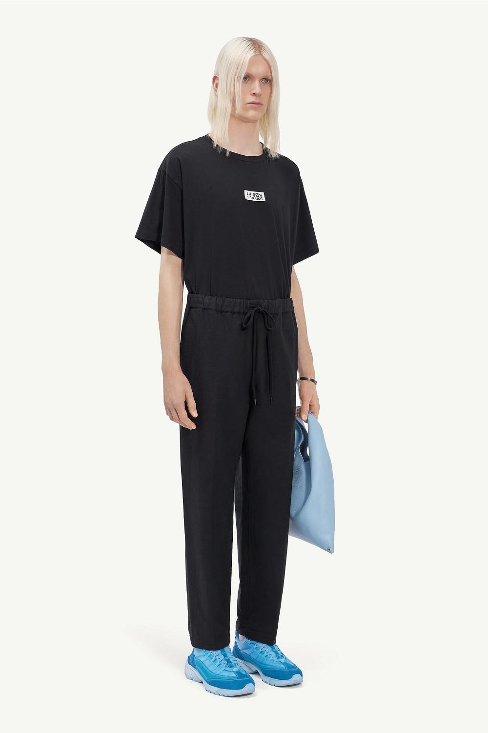 Black Maison Margiela Drawstring Trousers | AU_MM93360