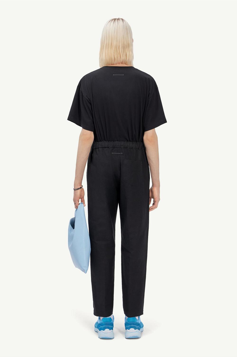 Black Maison Margiela Drawstring Trousers | AU_MM93360