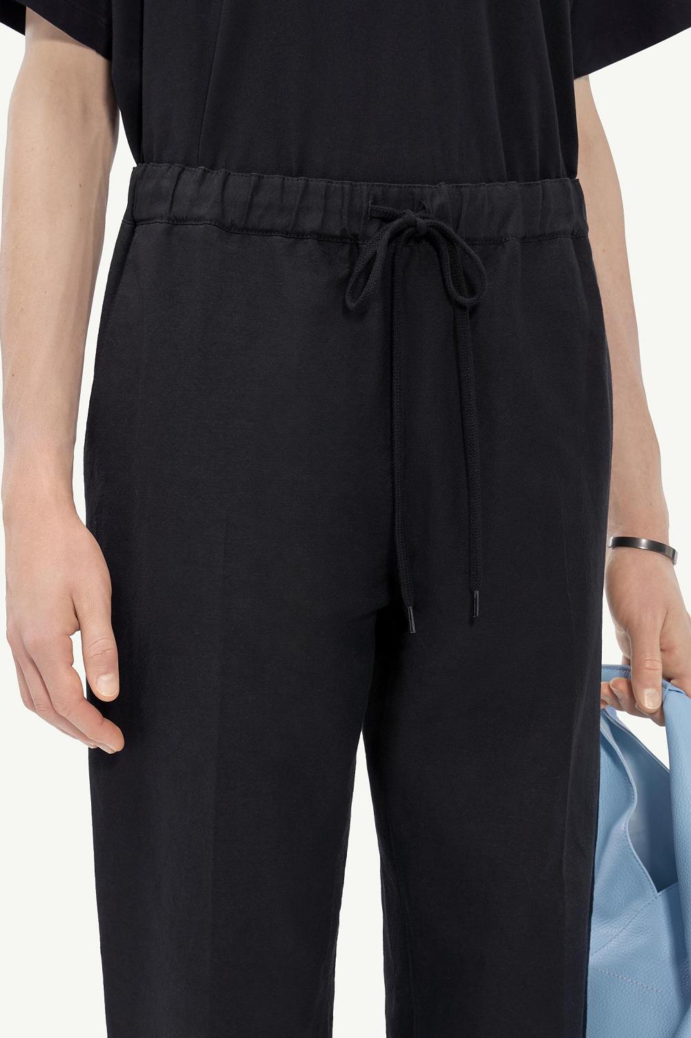 Black Maison Margiela Drawstring Trousers | AU_MM93360