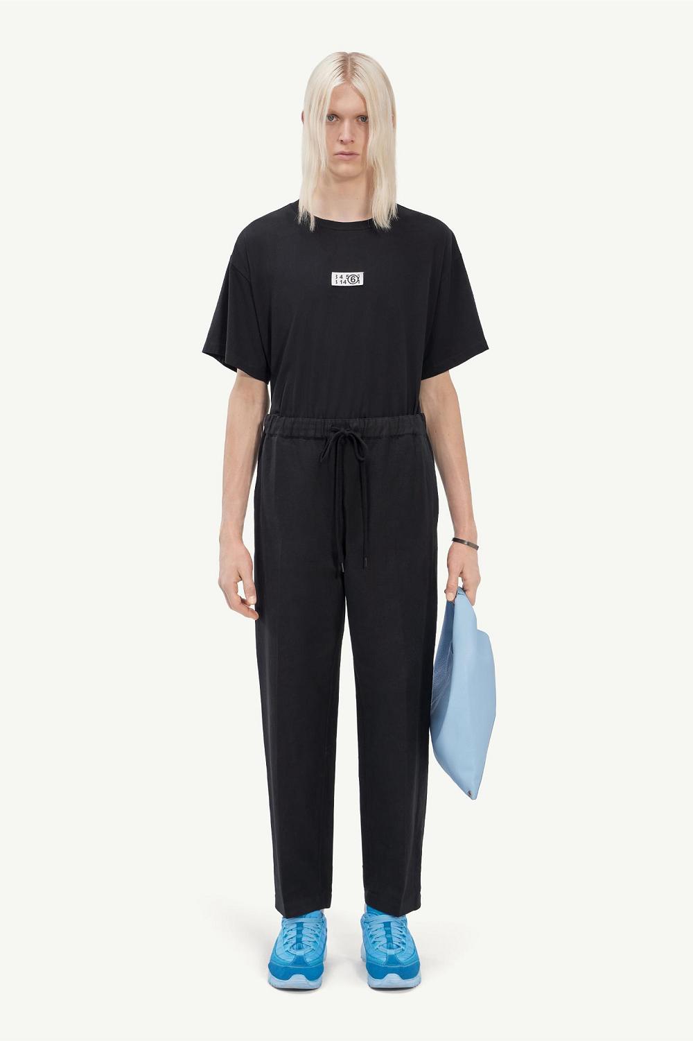 Black Maison Margiela Drawstring Trousers | AU_MM93360