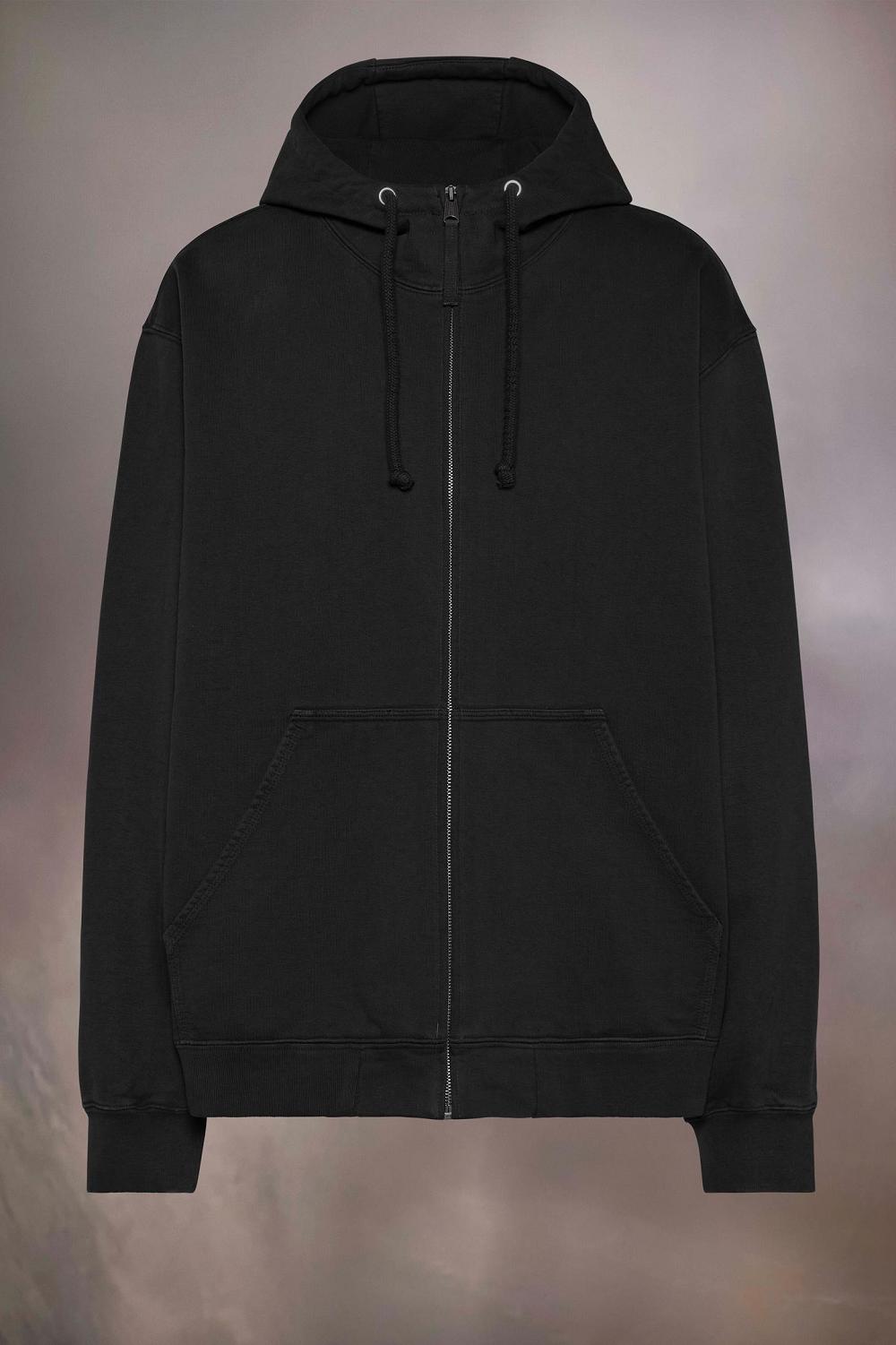 Black Maison Margiela Embroidered Logo Hoodie | AU_MM22181