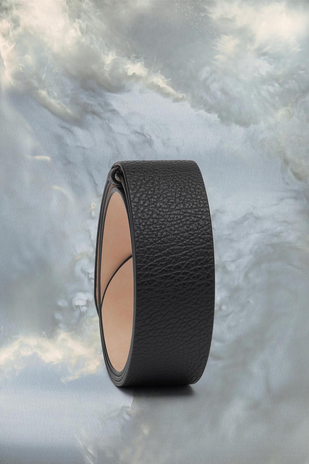 Black Maison Margiela Four Stitches Belt | AU_MM48201