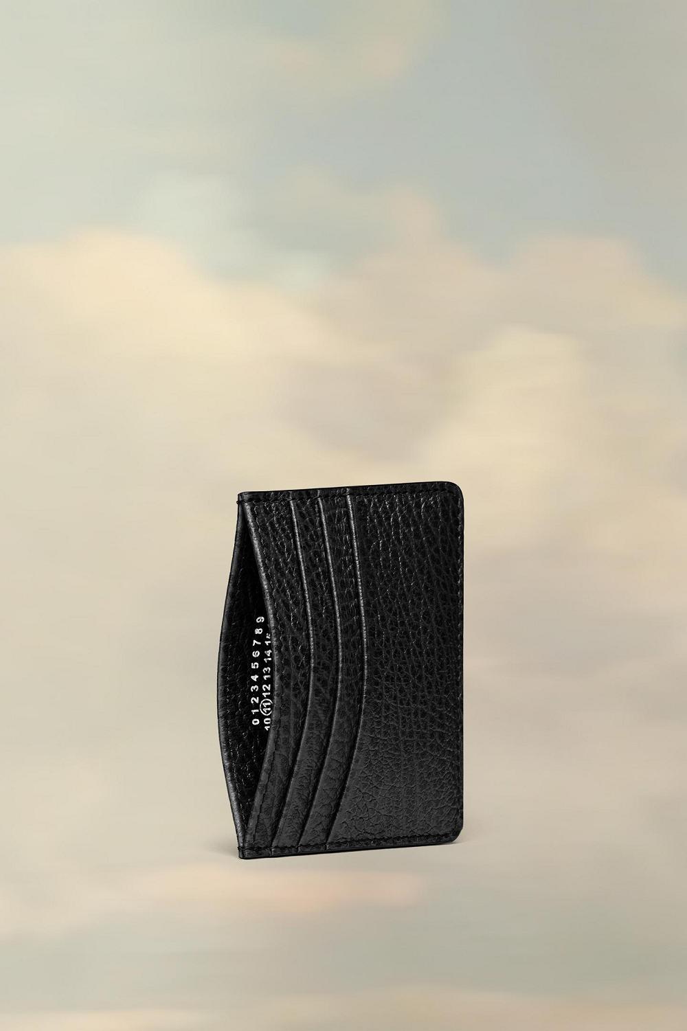 Black Maison Margiela Four Stitches Cardholder | AU_MM89889