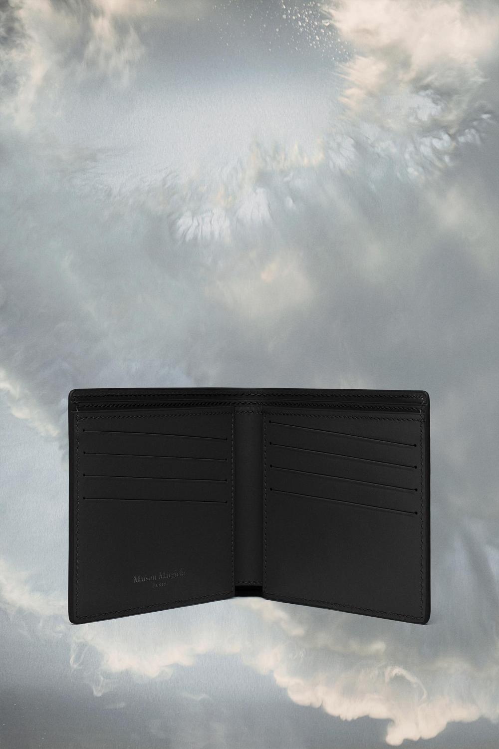 Black Maison Margiela Four Stitches Cardholder | AU_MM52600