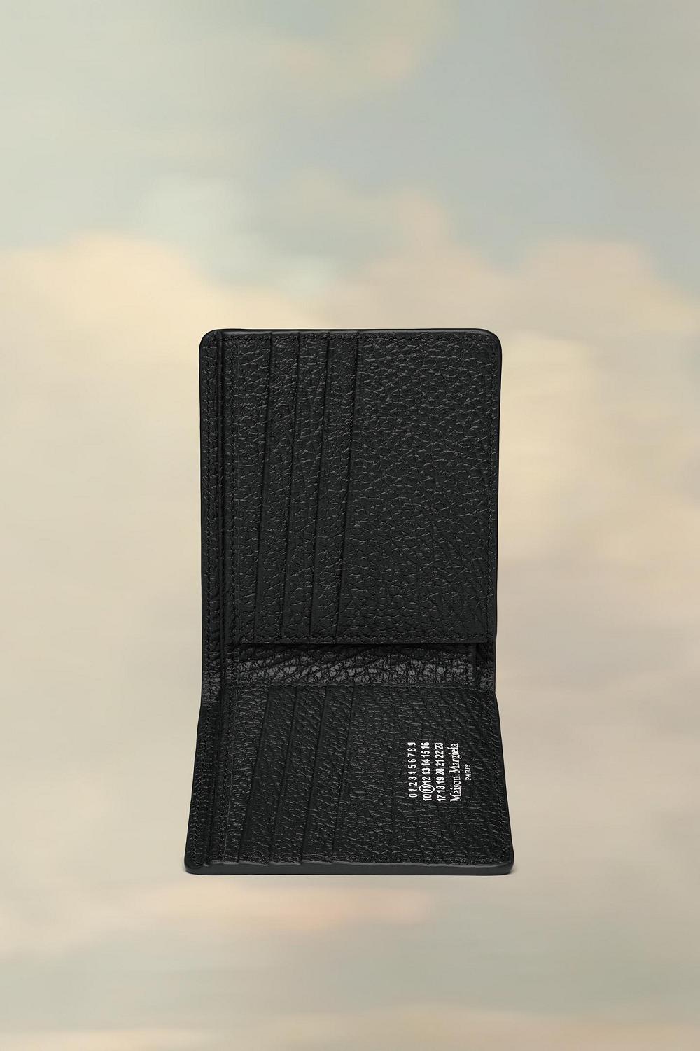 Black Maison Margiela Four Stitches Cardholder | AU_MM57251