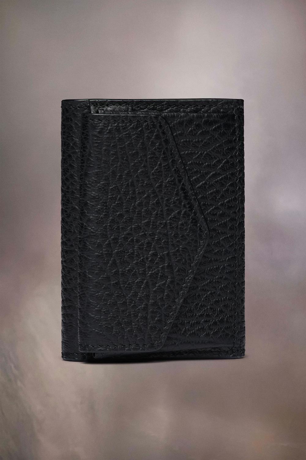 Black Maison Margiela Four Stitches Pocket Wallet | AU_MM69310