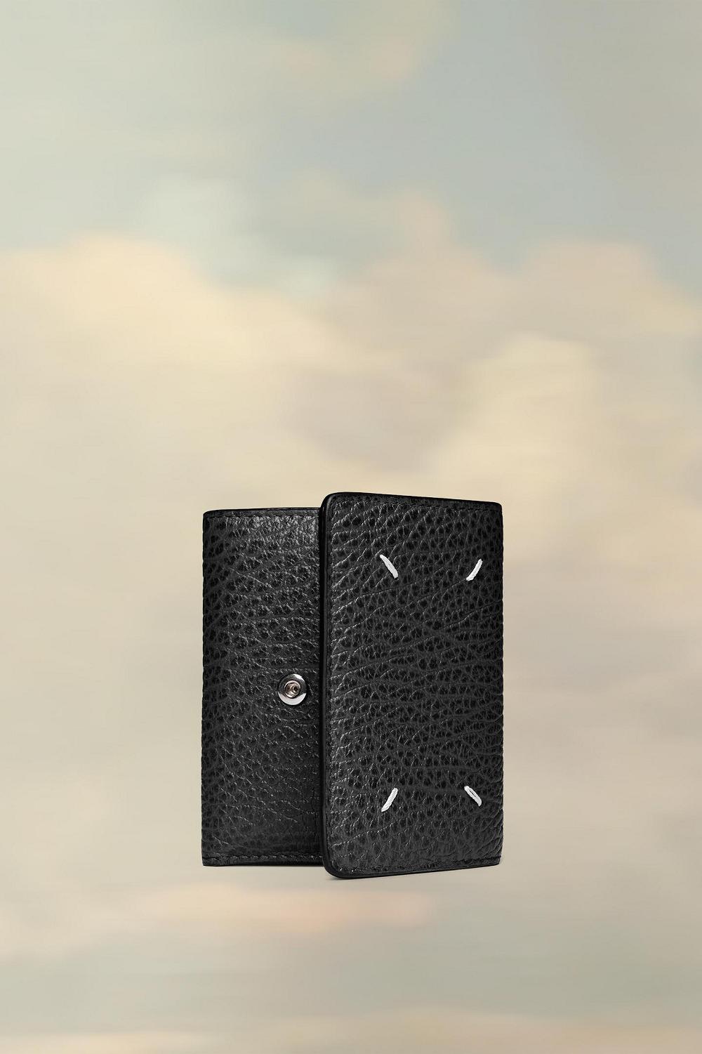 Black Maison Margiela Four Stitches Wallet | AU_MM55993